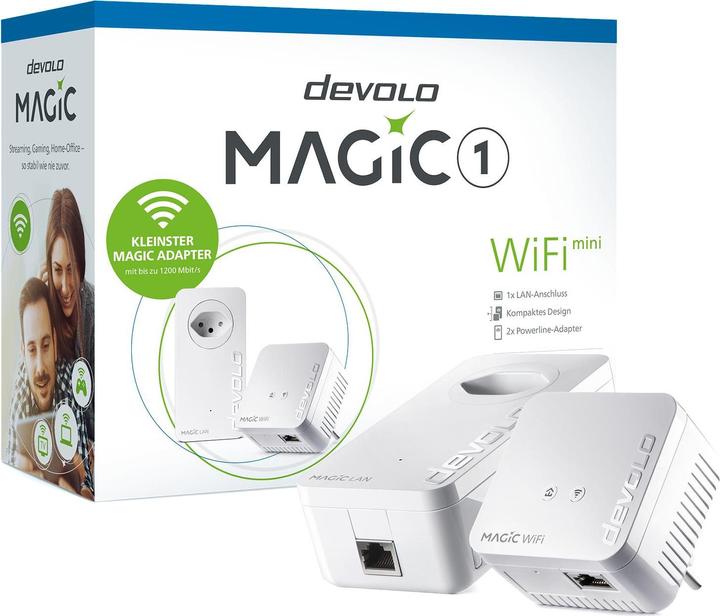 Immagine prodotto Devolo Magic 1 Mini Starter Kit WiFi (1200 Mbit/s)