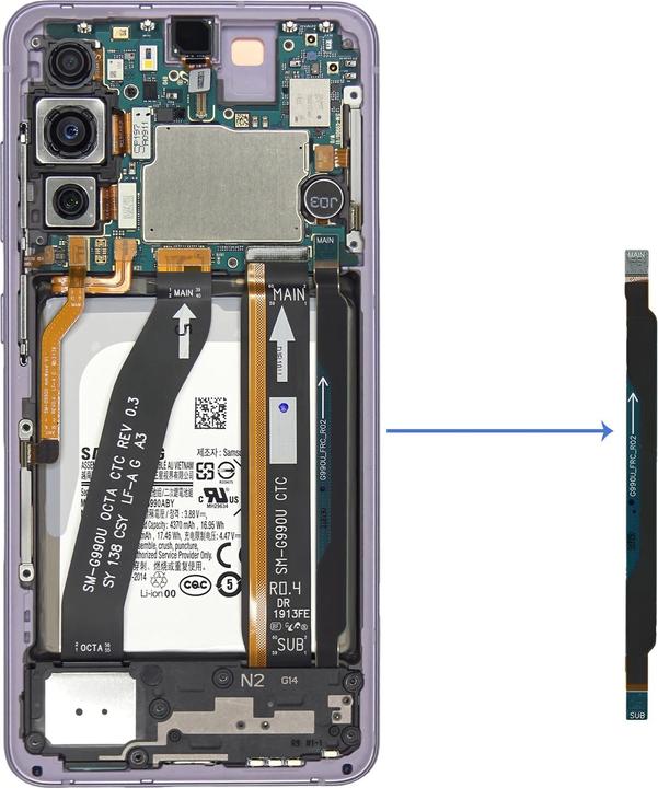 Produktbild Samsung GH59-15498A Hauptplatine Flexkabel (Galaxy S21 FE)