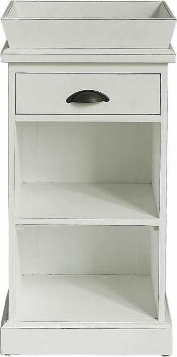 Image du produit Loberon Table de chevet Montarie blanc