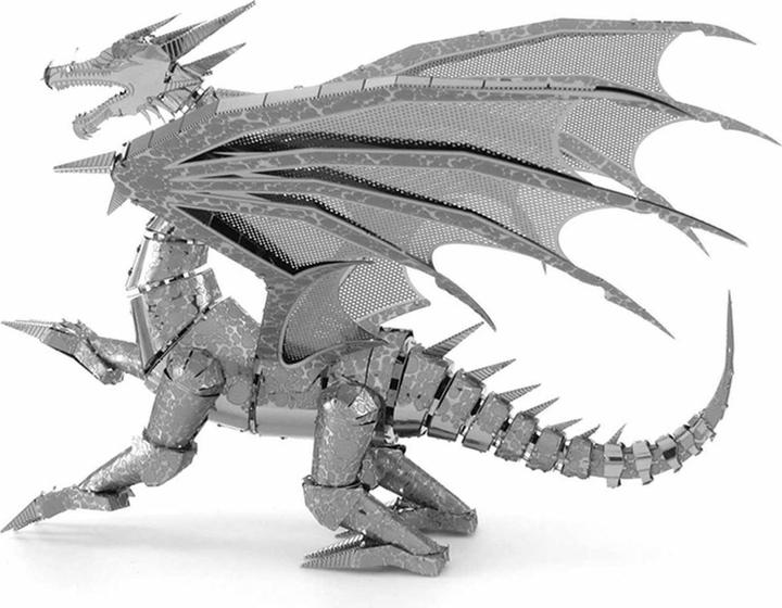 Immagine prodotto Metal Earth Kit Iconx Drago d'argento