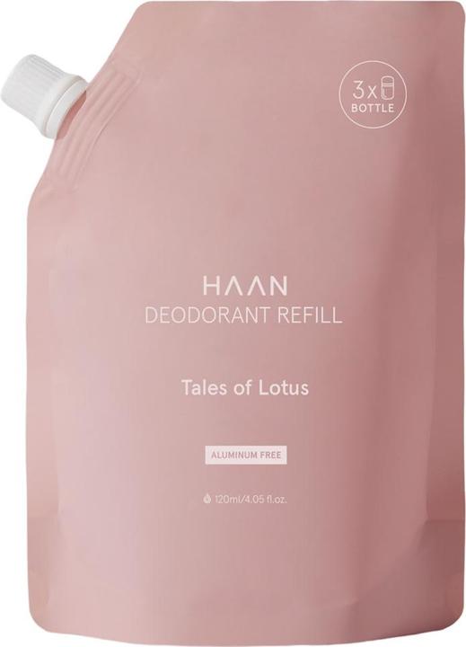 Actual product image Haan Sensitive Skin Deodorant Refill without Aluminum 120ml - Vegan with Prebiotic Complex - Tales of Lot (120 ml)