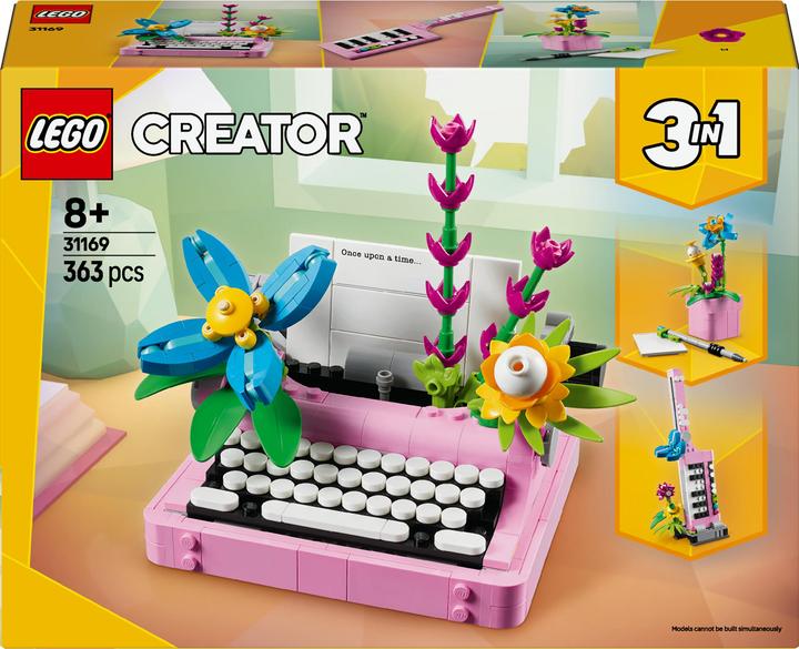 LEGO Schreibmaschine mit Blumen (31169, LEGO Creator 3-in-1)