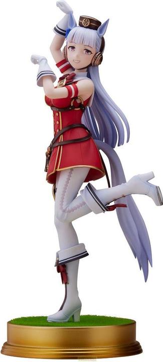 Actual product image Furyu Uma Musume Pretty Derby statuette PVC 1/7 Gold Ship First-Place Pose! 27 cm