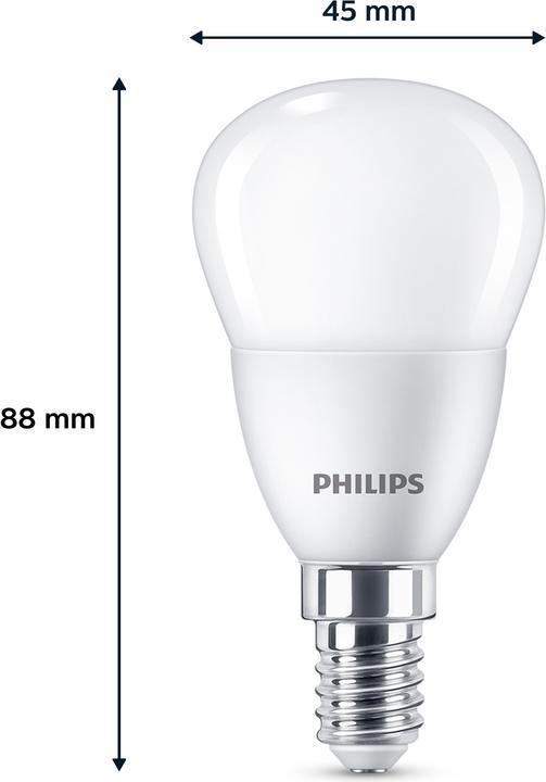Produktbild Philips LED Lampe (E14, 4.90 W, 470 lm, 6 x, F)
