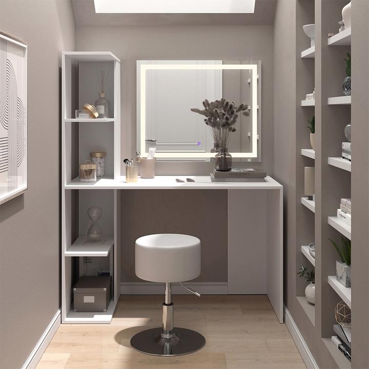 Produktbild Vicco Tower mit Hocker und Beleuchtung (122.5 x 55.5 x 76 cm)