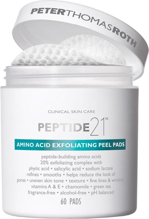 Actual product image Peter Thomas Roth CLINICAL SKIN CARE Peptide 21 Amino Acid Exfoliating Peel Pads (Exfoliation)
