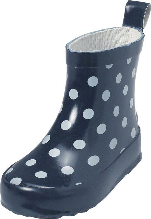 Playshoes Kinder Gummistiefel Allover Punkte marine (23)
