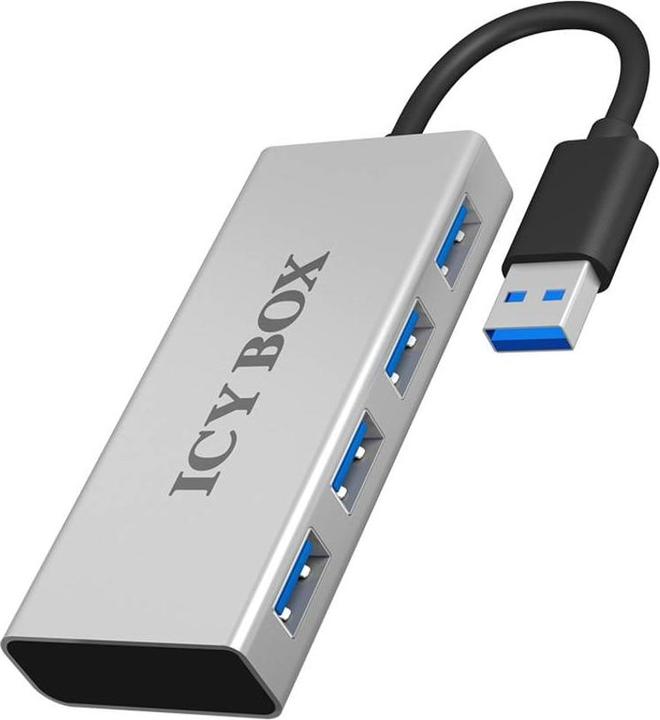 Icy Box Raidsonic IB-AC6104 4 neue USB 3.0-Geräte (USB-A, 4 Ports)