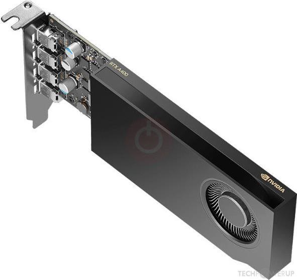 HP NVIDIA RTX A400 4 GB with Mini Bracket 4mDP Graphics (4 GB)