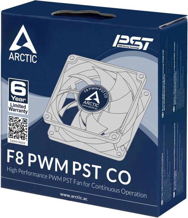 Immagine prodotto Arctic F8 Ventilatore CO PWM (AFACO-080PC-GBA01) (80 mm, 1 x)