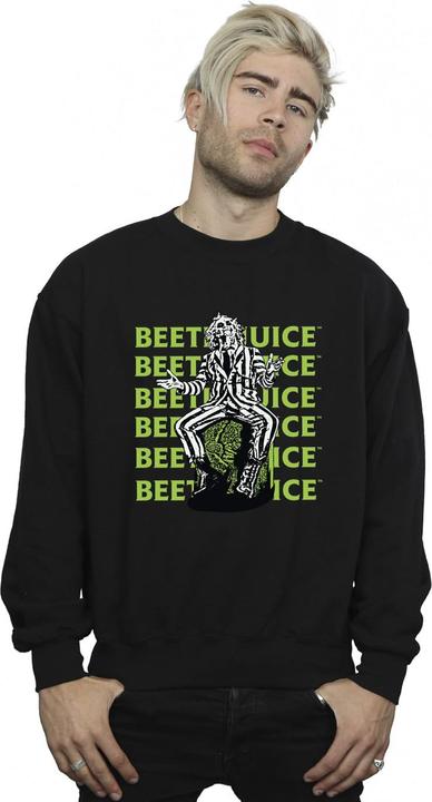 Produktbild Beetlejuice Sweatshirt LogoMuster (L)