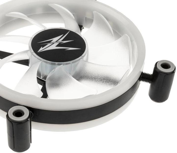 Produktbild Zalman ZM-LF120A3 computer cooling component For computer case Fan 12 cm Black, White (120 mm, 1 x)