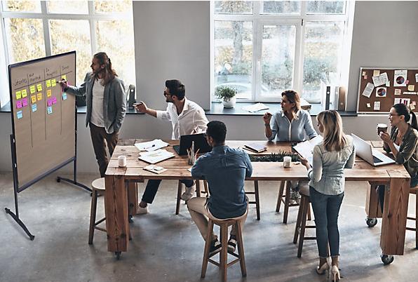 Produktbild Legamaster Moderationswand Premium Plus 120 cm x 150 cm, Anthrazit (Wandtafel, 120 x 150 cm)