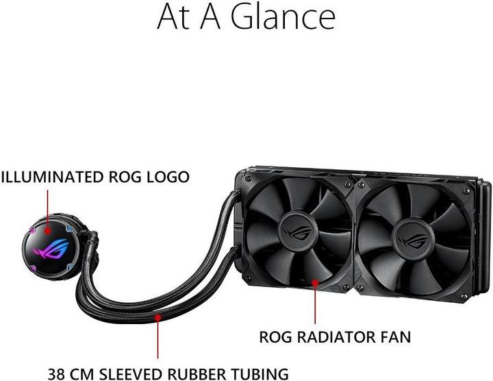Produktbild ASUS ROG Strix LC 240 AMD, Intel, CPU Liquid Cooler/AKCIJA: Cashback 50 eur.