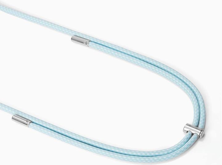 Actual product image iDeal Of Sweden for all cases with charging port in the centre Cord Phone Strap Multi Light Blue