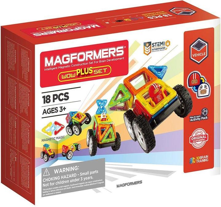 Produktbild Magformers Magnetic set "Wow plus", 18 pcs.