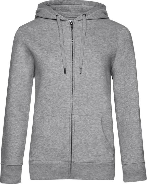 B&C Queen Hoodie mit durchgehendem Reissverschluss