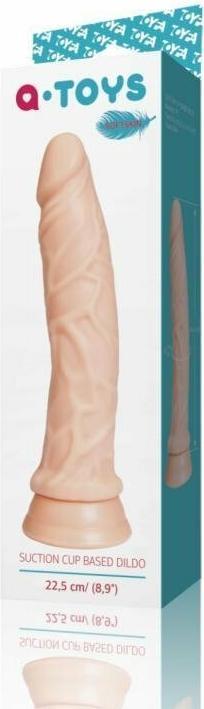 Image du produit Toyfa A-TOYS, Realistischer Dildo, TPE, fleischfarben, 16,5 cm