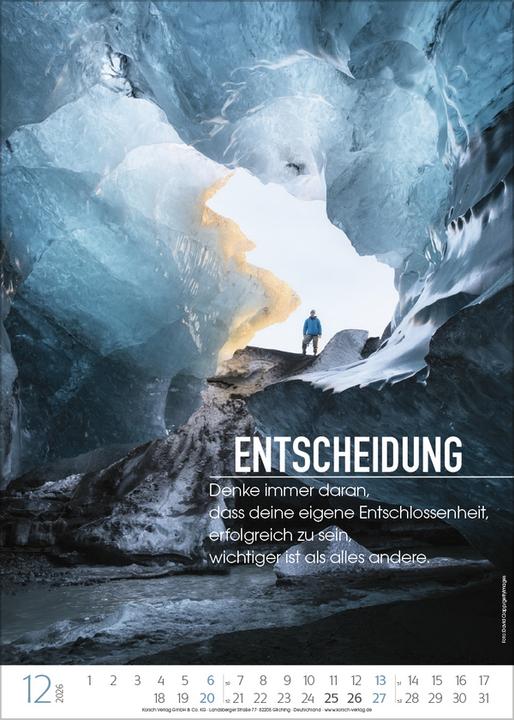 Image du produit Motivation 2026 (A3, Couverture rigide, Allemand)