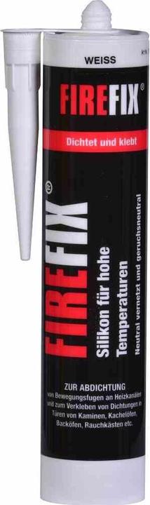 Produktbild FireFix 1790/1 Silikon für hohe Temperaturen (Kartusche) 310 ml, hitzebeständig bis 250 °C, schwarz