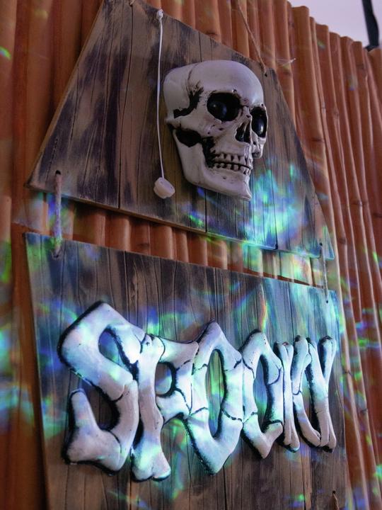 Actual product image Europalms Halloween ghost coffin, animated 150cm
