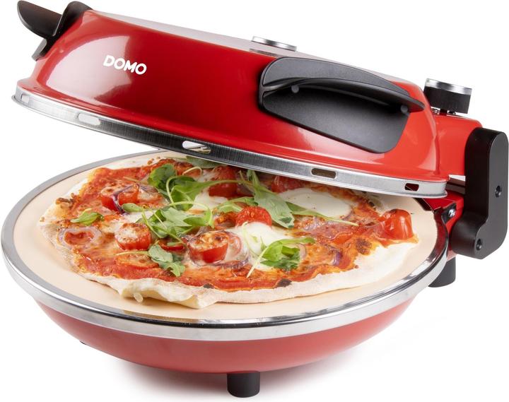 Actual product image Domo ELEKTRISCHER PIZZAOFEN Pizzabäcker (Electric pizza oven)