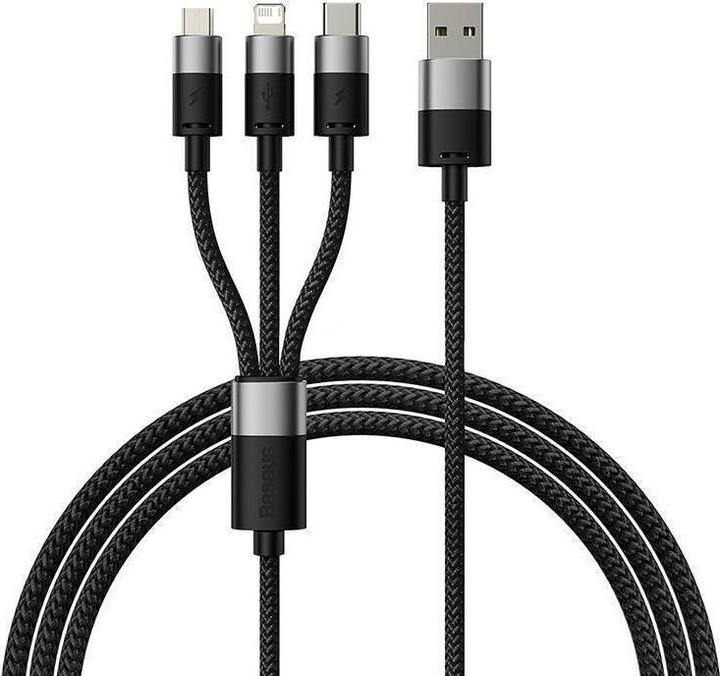 Produktbild Baseus 3 in 1 USB Ladekabel (0.60 m, USB 3.0)