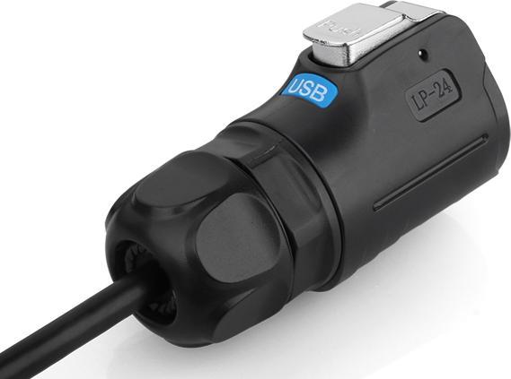 Produktbild Cnlinko Wasserfestes USB Kabel für USB 3.0 Signale mit IP67 für -20°C bis +80°C 1 Meter (1 m)