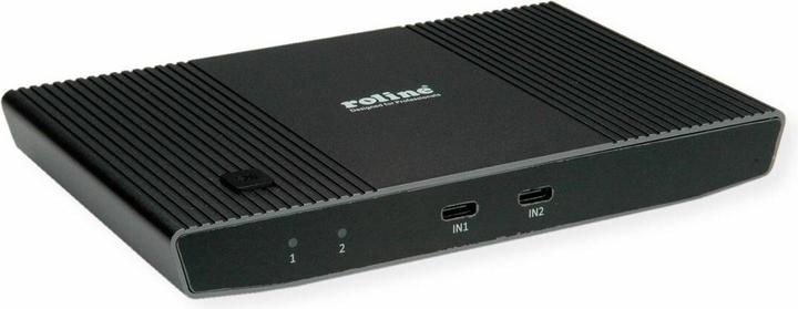 Roline KVM switch 2-gang/dock USB-C