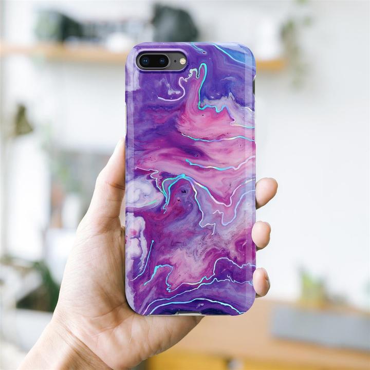 Image du produit Cadorabo Couverture IMD TPU Marbre coloré (Apple iPhone 7 Plus, Apple iPhone 7s Plus, Apple iPhone 8 Plus)