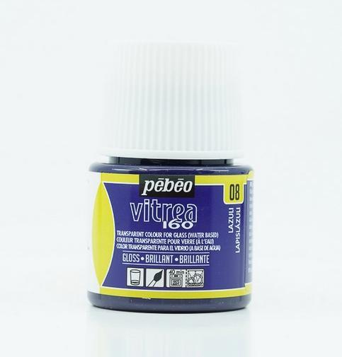 Actual product image Pebeo Vitrea 160 Glossy Lazuli (Lazulith, 45 ml)
