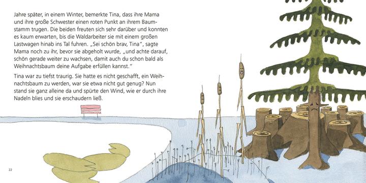 Actual product image Tina Tannenbaum verliert ihre Wurzeln (German, Franca Weibel, Lena Tamini, 2021)