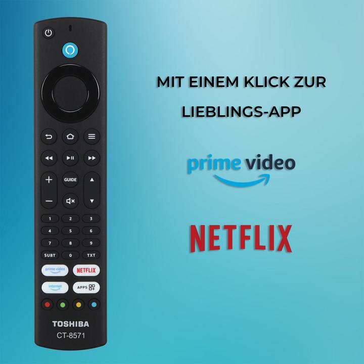 Produktbild Toshiba 40LF3F63DAZ (100 cm (40 Zoll), schwarz, FullHD, HDR, Triple Tuner, Fire TV) (40", LED, Full HD, 2024)