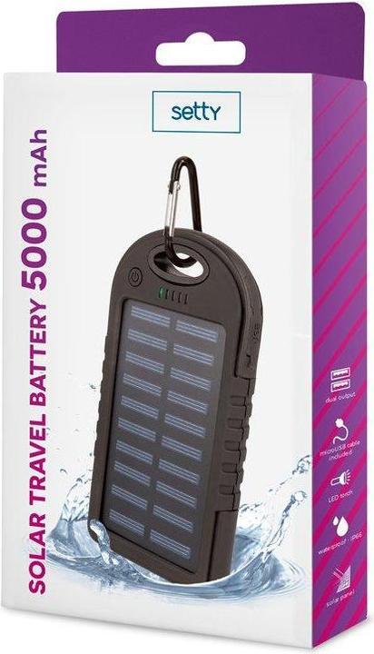Produktbild Setty Solar Power Bank (5000 mAh, 20 W)