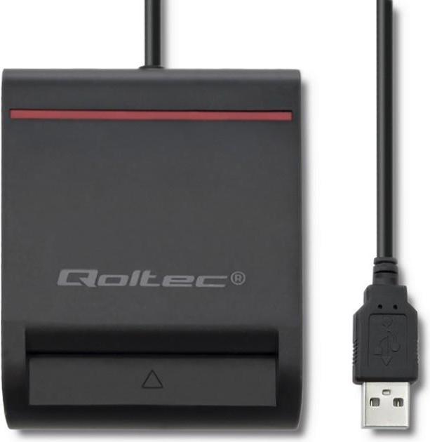 Immagine prodotto Qoltec Skeneris Scanner per carte d'identità con chip intelligente USB 2.0 Plug&Play (USB 2.0)