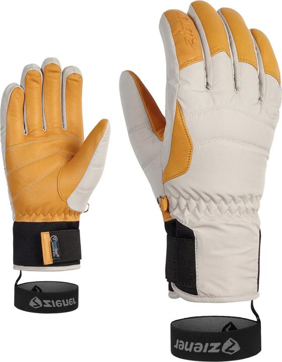 Ziener Alpine Gloves Damen Ski Handschuhe KALE beige - 6 (6)