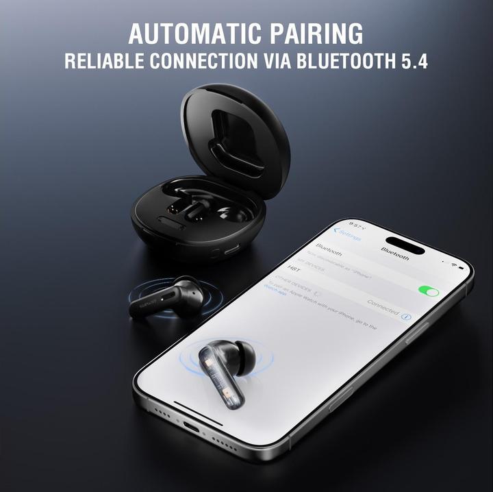 Actual product image 4smarts TWS Bluetooth headphones (ANC, 5 h, Wireless)