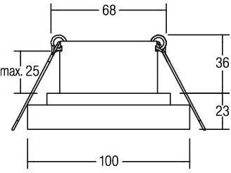 Produktbild Brumberg LED-Einbauleuchte (800 lm)