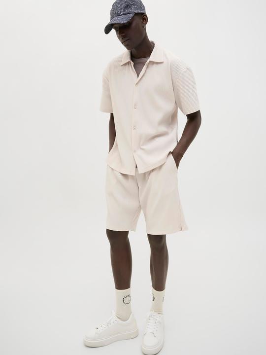 Actual product image Jack & Jones Jpstkarl Interlude Plisse Shorts Mid (S)