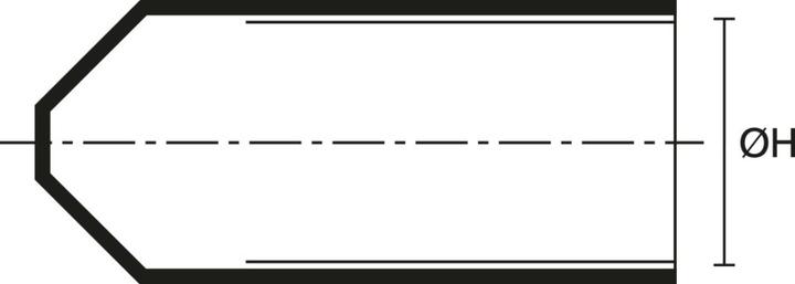 Produktbild HellermannTyton 1614-1-B5W2-PO-X-BK Spannungsfeste Endkappe 416-14047 (7.50 cm)