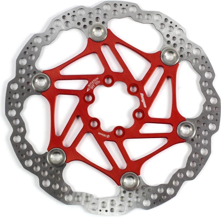 Actual product image Hope Floating Disc Brake Disc - red (203 mm)
