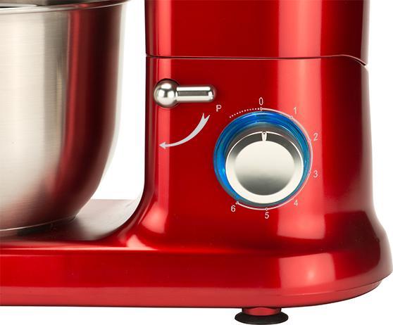 Image du produit Bourgini Classic Kitchen Chef - Keukenmachine - Rood (1250 W)