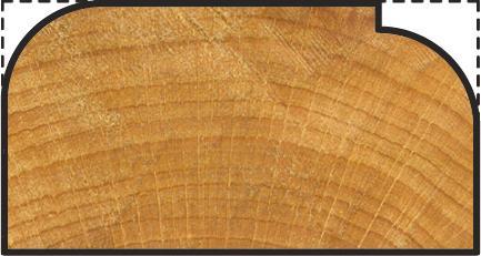 Produktbild wolfcraft wolfcraft 1 Abrundfräser HM S=8mm ø25,4x11,8mm