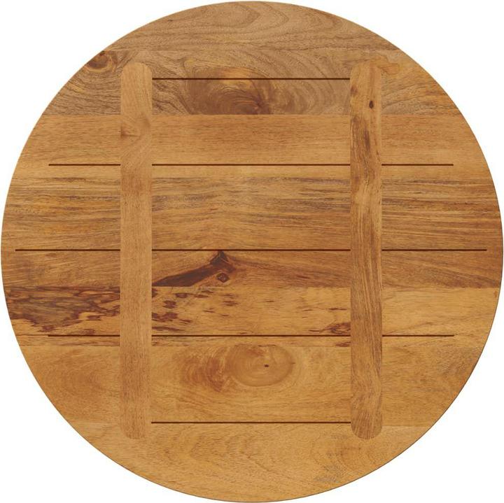 Immagine prodotto VidaXL Piano del tavolo Piano in legno Piano in legno massiccio Ø 80x2,5 cm Rotondo Legno massiccio Mango (80 x 2,5 cm)