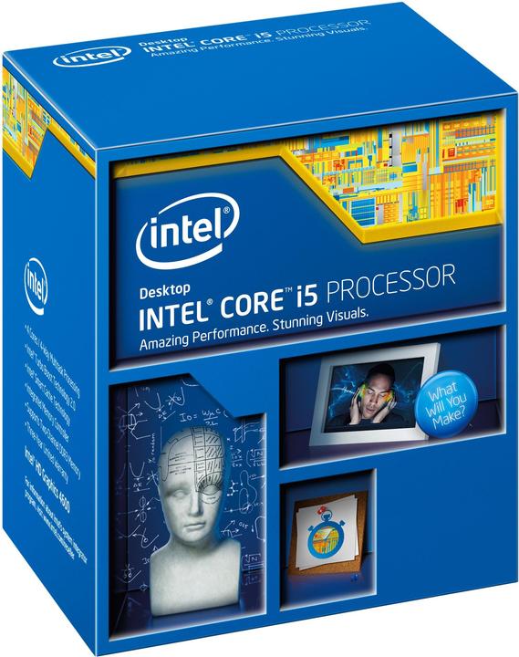Actual product image Intel Core i5 4670K BOX (LGA 1150, 3.40 GHz, 4 -Core)