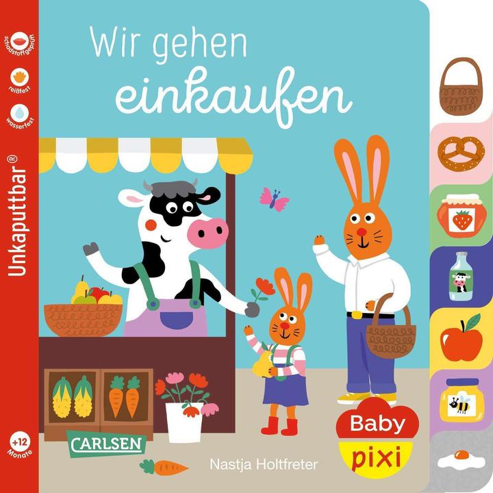 Baby Pixi (incassable) 148 : Nous allons faire du shopping (Allemand)