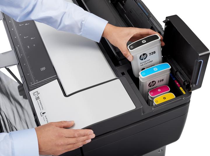 Actual product image HP DesignJet T830 - 36" (Ink, Black and white)