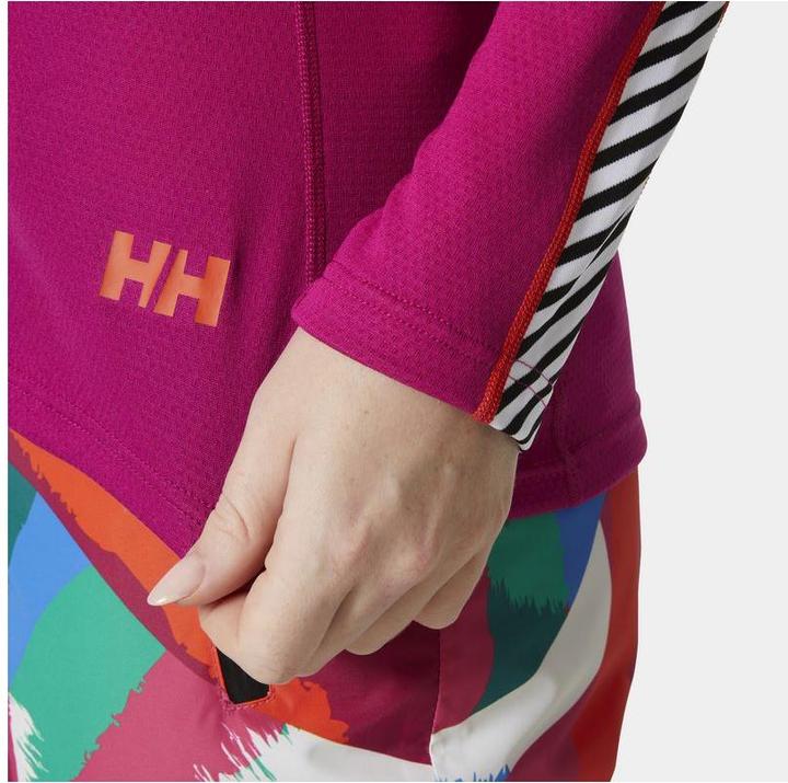 Actual product image Helly Hansen Lifa Active – T-Shirt mit Rundhalsausschnitt und Streifen (XS)