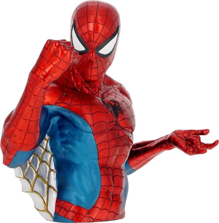 Monogram Marvel - Tirelire Buste Spider-Man (Metallic Ver.) 20cm