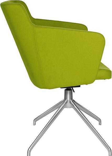 Productafbeelding Topstar SFH vergaderstoel, 3D zitverbinding en aluminium onderstel, groen